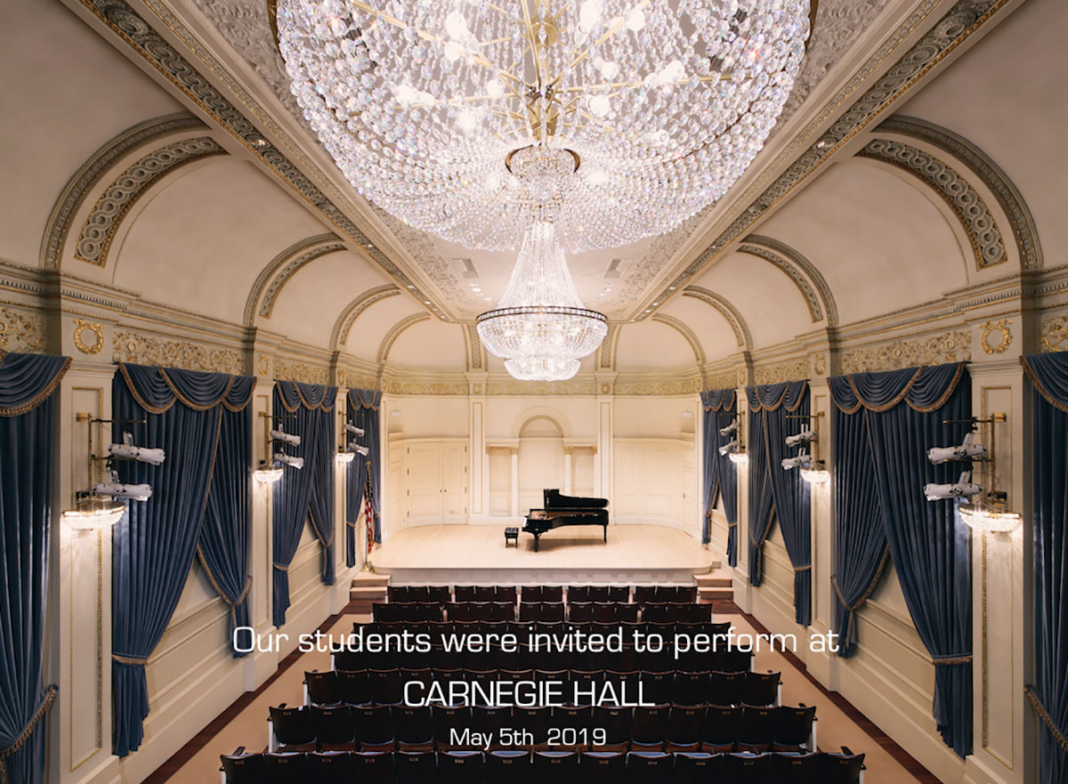 Carnegie Hall New York, 2019